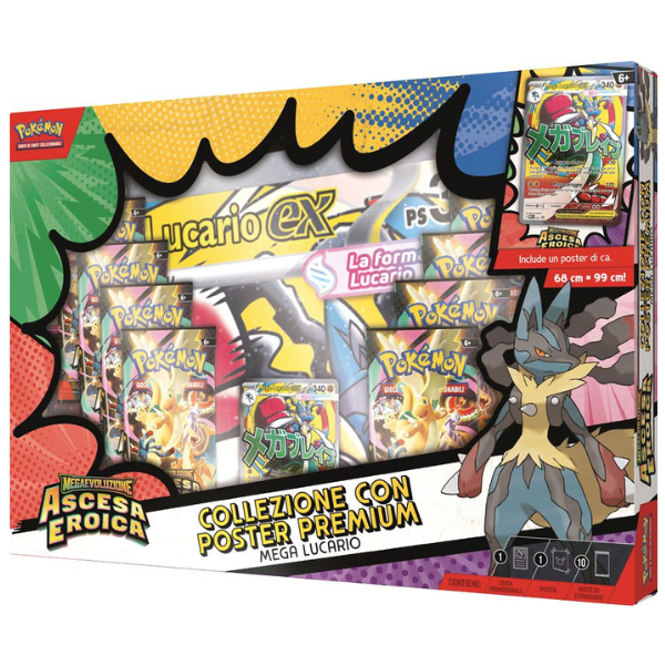Collezione con Poster Premium - Mega Lucario (ITA)